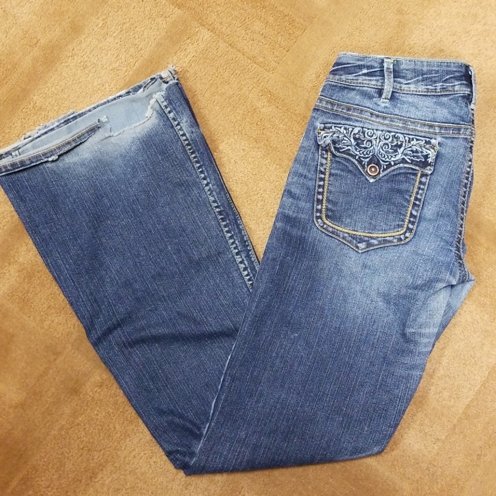 Silver Belle Star Jeans
